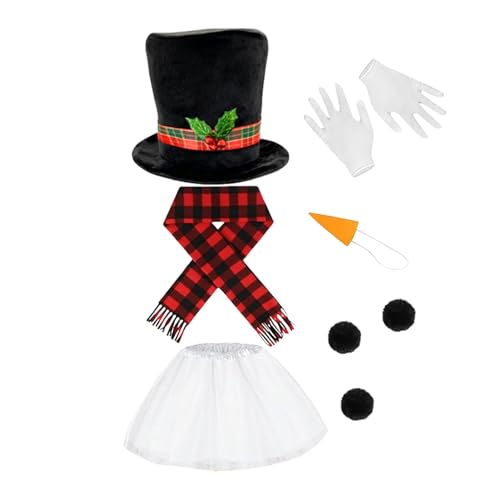 Costume Femme Bonhomme de Neige Complet