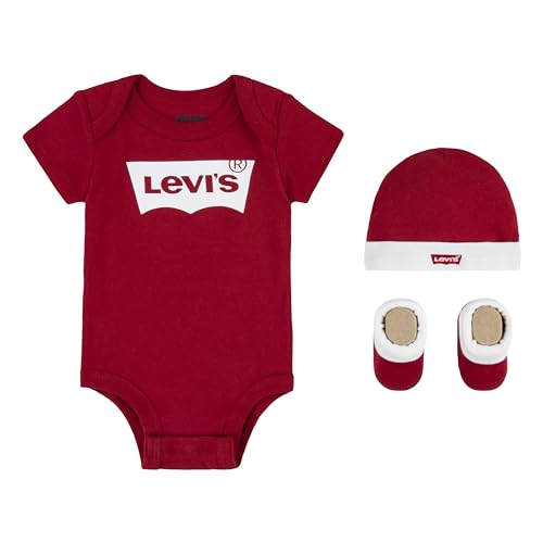 Levis Kids Lhn Batwing Onesie Hat Bootie Bébé Garçon Levis K