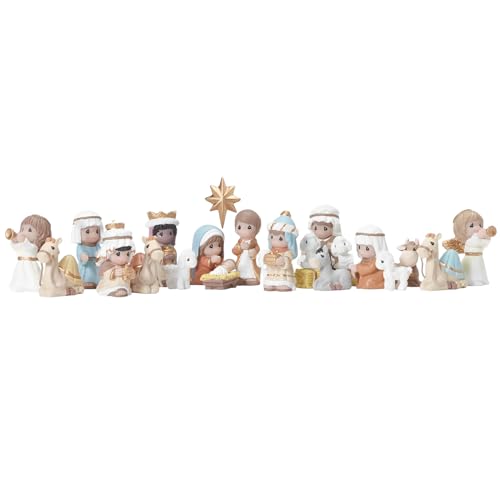 Crèche Noël Résine Sainte Famille