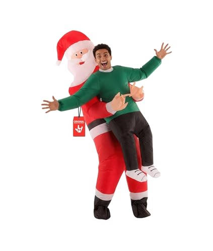 Morph Costume Pere Noel Gonflable, Deguisement Pere Noel Gon
