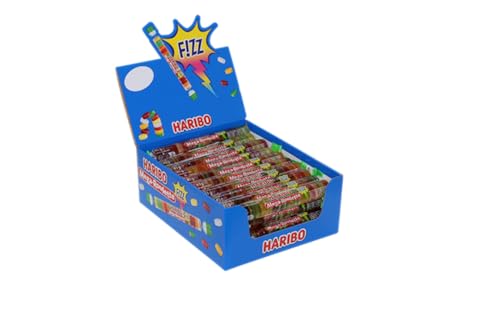 HARIBO - Méga-Roulette Fizz - Bonbons Aux Fruits - Sans Colorants Artificiels - 40 x 45 g