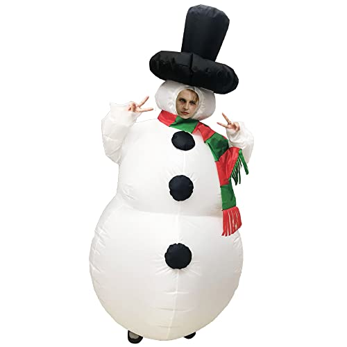 TFixol Costume de bonhomme de neige complet pour enfants et 