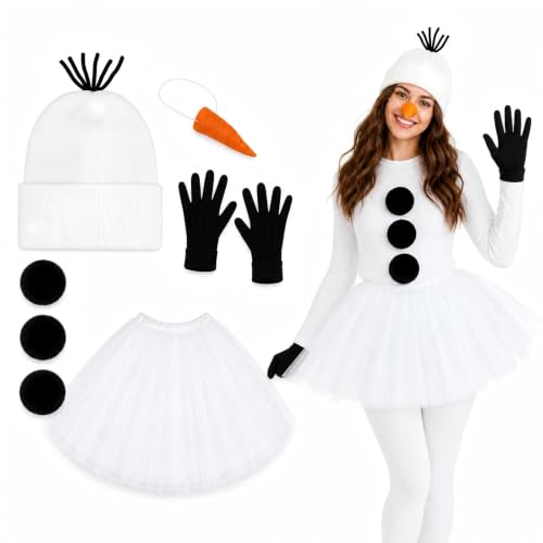 All Rose Costume Bonhomme Neige Femme Noël Carnaval | All Ro