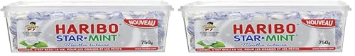 HARIBO - Tubo StarMint - Bonbons À La Menthe - Sans Colorant