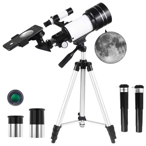 Misilmp Télescope pour Enfants et Adultes, 70MM Ouverture Té