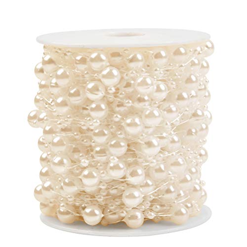 BUYGOO Guirlande de perles 30 m pour décoration de table, ma