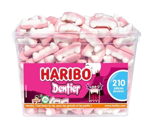 HARIBO - Dentier - Bonbons Sans Colorants Artificiels - Conf