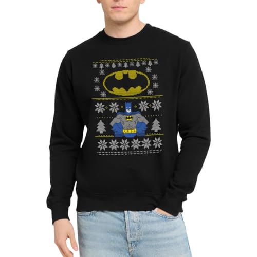 Spreadshirt DC Comics Batman Ugly Christmas Noël Sweat Unise