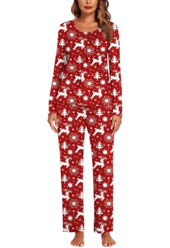 Pyjama Femme Hiver Doux Noël M