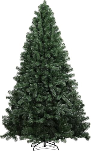 GTPLAYER Sapin de Noël Artificiel- 195 cm - Matériau PVC ave