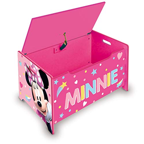ARDITEX - Banc coffre en bois Minnie Mouse (de Disney) - 62,