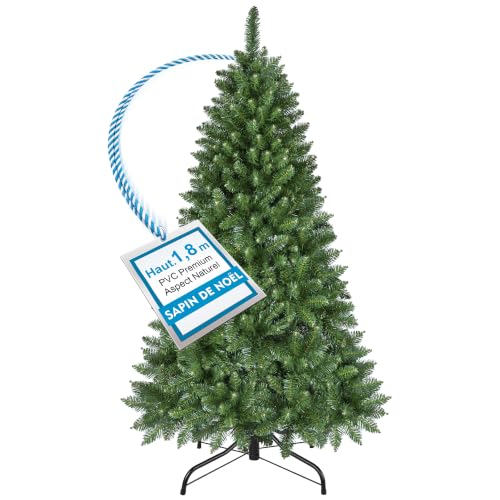YEAUPE PRO Sapin de Noël Artificiel 180 cm, Touffu et Réalis