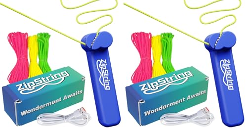 Pioupiou et Merveilles Zipstring Nouveau Jouet phénomène-pour créer des Figures illimitées-3 Couleurs de Cordes de 3 Tailles-des possibilités infinies-Idée Cadeau Originale-De l
