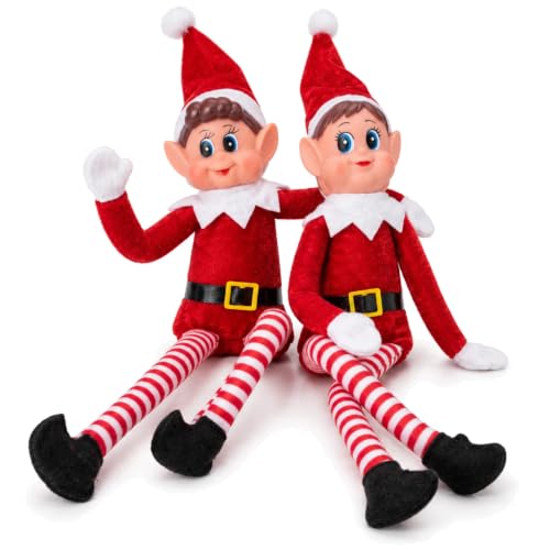 Captor Lutin Farceur de Noël 38cm, Lutin Farceur Fille ou Ga