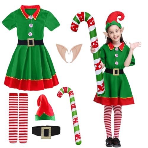 Costume Lutin Enfant Noël 140cm