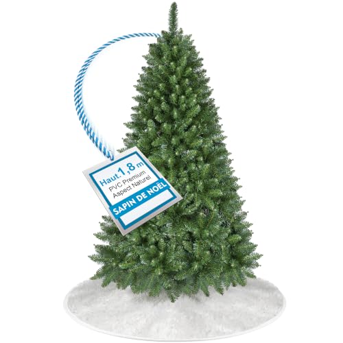 YEAUPE PRO Sapin de Noël Artificiel 180 cm, Touffu et Réalis