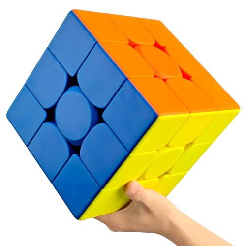ROXENDA Cube Magique Géant 18.8CM 3x3 - Jouet Éducatif Enfan