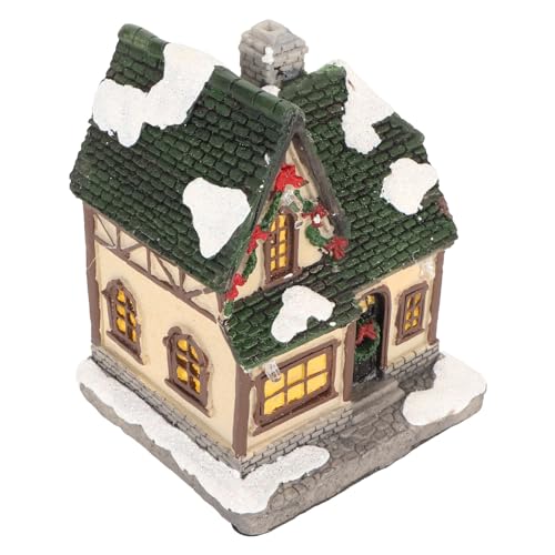 Maison de Village de Noël Lumineuse
