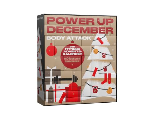 Body Attack Calendrier de lAvent fitness avec nourriture pou