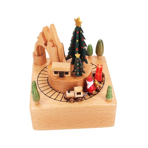 Generico Boîte à musique pour sapin de Noël, boîtes musicale