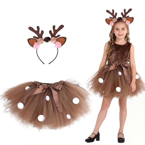 Déguisement Renne Enfant Fille Noël