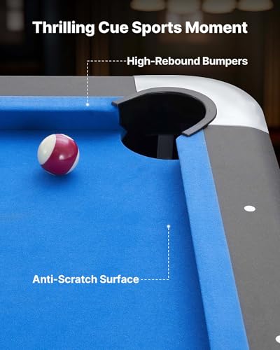 VEVOR Table de Billard 2135 mm, kit de Billard Portable, Pie