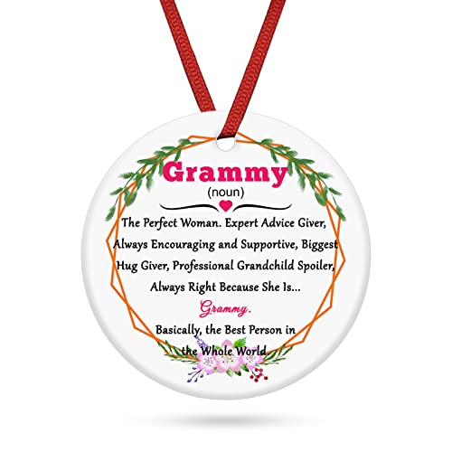 Panneau souvenir de Noël pour grand-mère, cadeau pour grand-