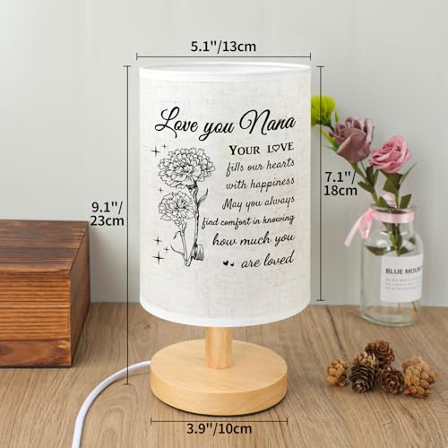 SOUHONEY Cadeau de Noël pour grand-mère, lampe de bureau, dé