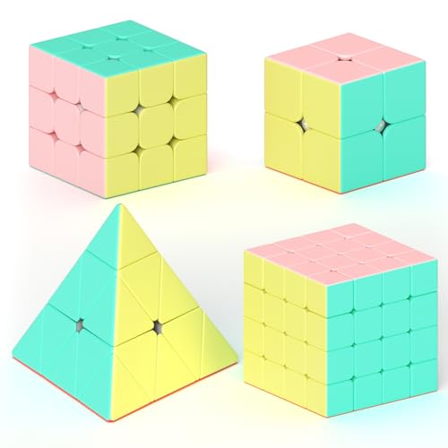 Vdealen Speed Cube Magique 2x2 3x3 4x4 Pyramide Cube de Vite