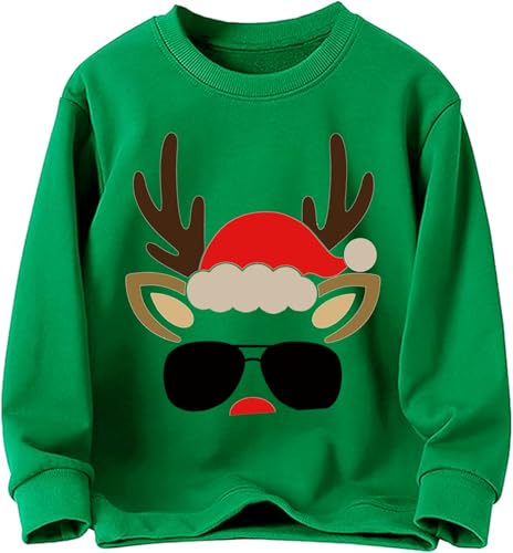 TCWWBB Pull de Noël Sweatshirt pour Garçons Filles Pulls de 