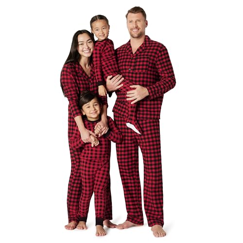 Pyjama Flanelle Noël Famille Carreaux