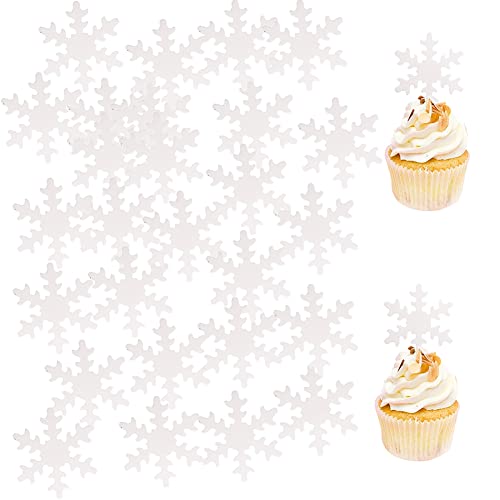 Morofme Lot de 50 décorations de gâteau comestibles en forme