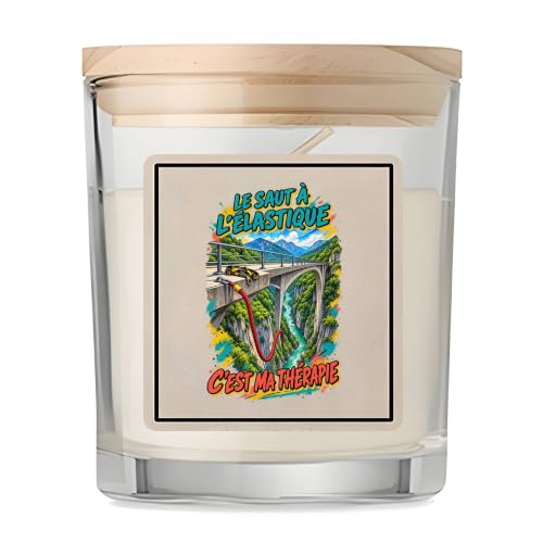 Bougie Le saut à lélastique cest ma thérapie | Bougie Parfum