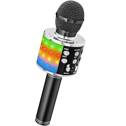Ankuka Microphone sans Fil Karaoké, Micro Karaoke Enfant ave