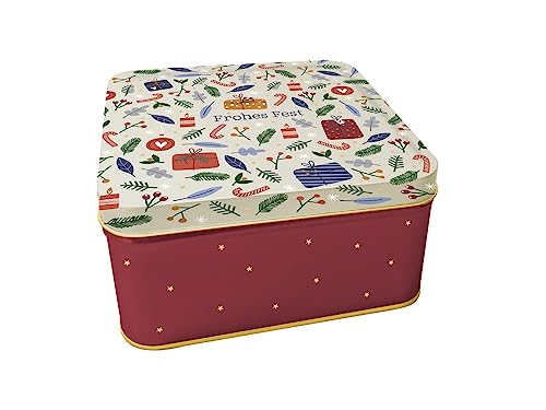 Grafik-Werkstatt Boîte à biscuits datelier en tôle pour Noël