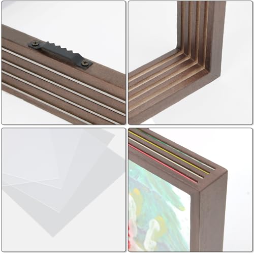 Kit de cadre dempreintes de mains familiales pour 4 personne