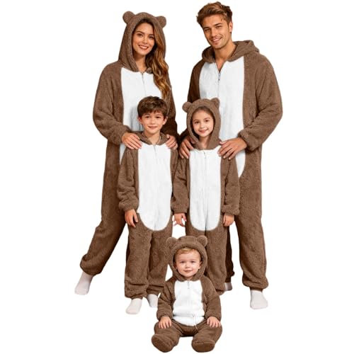 WVONIF Combinaison Pyjama Noël Famille Coton Ensemble De Pyj