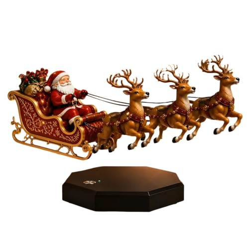 Décoration de Noël, présentoir à lévitation magnétique avec