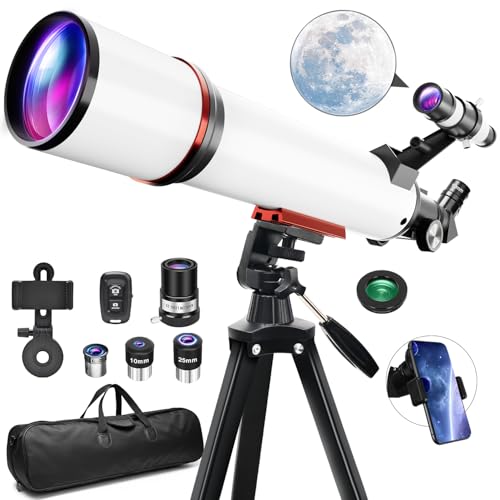 Télescope Astronomique Enfant Adultes, Ouverture 90mm, 700mm