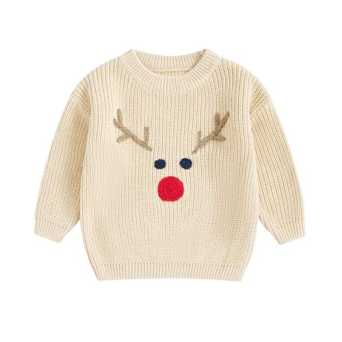 FeMereina Pull en tricot pour bébé garçon fille - Tenue de N