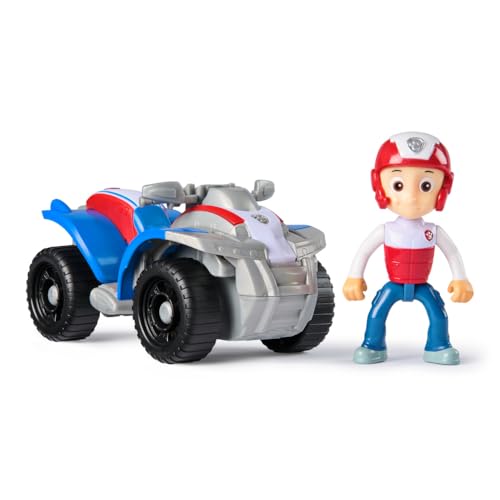 Paw Patrol - Pat Patrouille - Véhicule 15 Cm Et Figurine Ryd