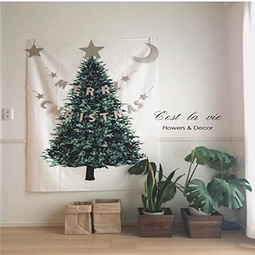 Proumhang Tapisserie Murale de Arbres de Noël Sapin de Noël 