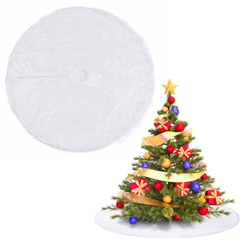 Jupe Sapin Noël Blanche 78 cm