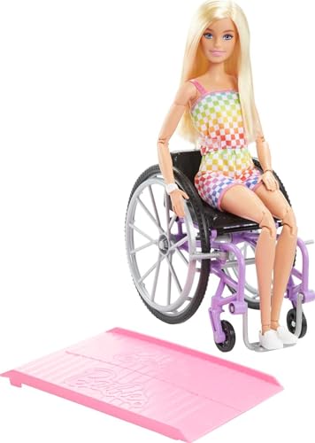 Barbie Fashionistas Poupée Fauteuil Roulant et Rampe