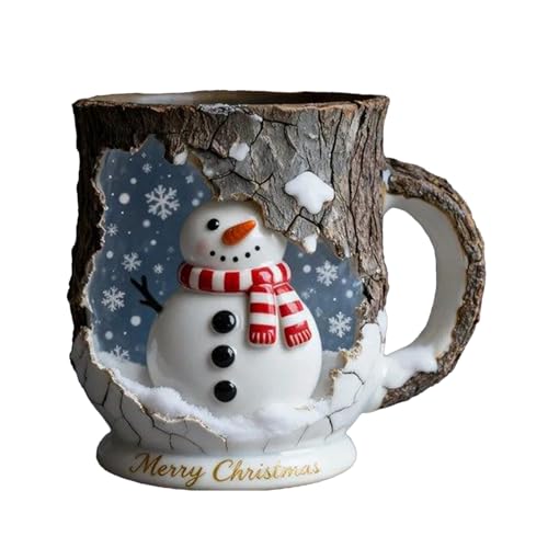 schneeman Tasse de Noël Cadeau- Tasse élégante avec surface 