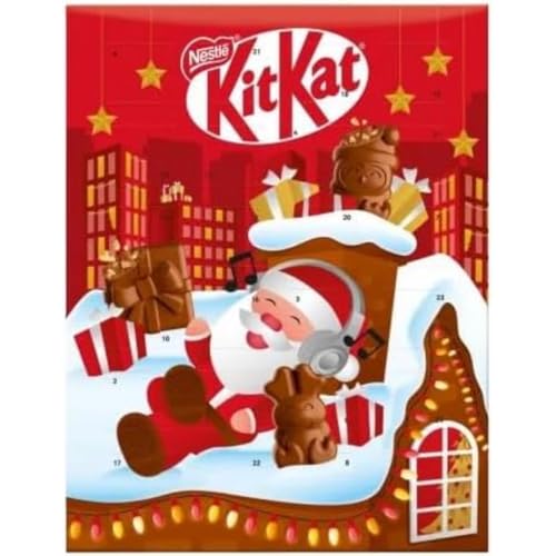 KitKat Calendrier de lAvent au chocolat au lait 85 g, friand