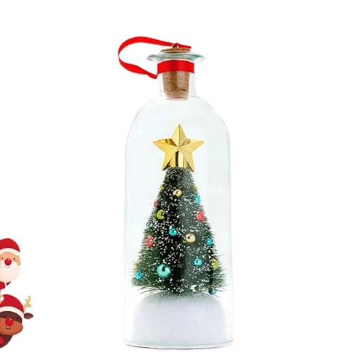 Christmas Tree Message in a Bottle - Mini sapin de Noël dans