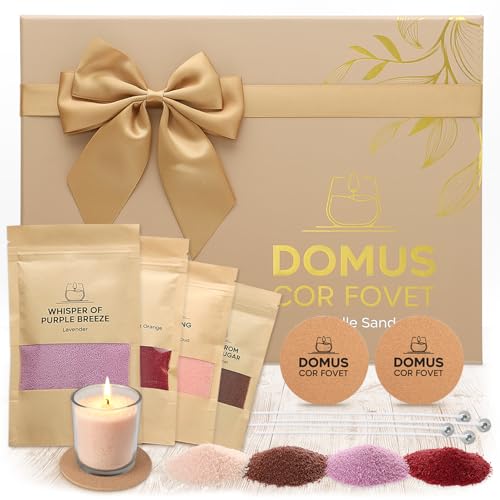 Festicy Coffret Sable de Bougie Parfumé – 4×100 g (Caramel s