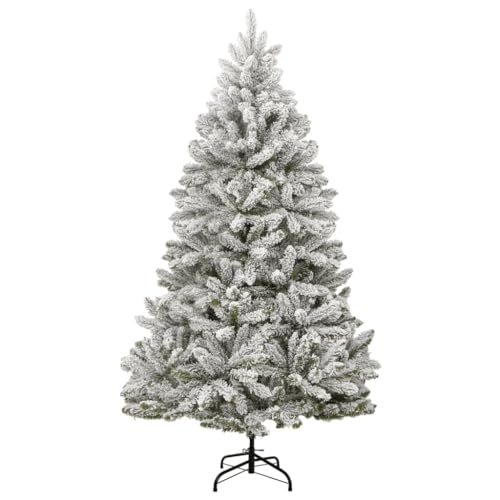 Sapin de Noël Artificiel à charnières avec Neige floquée, 30