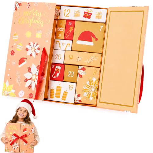 Calendrier de lAvent à Remplir 24 Boîtes DIY de Noël pour En